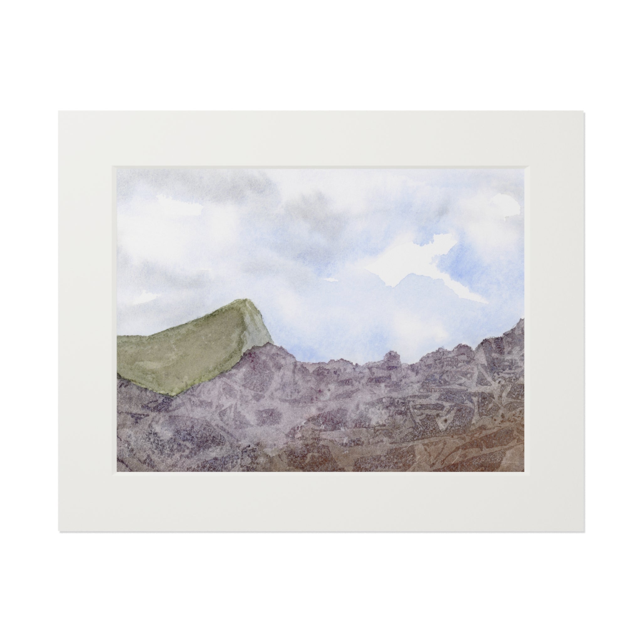 Green Peak Fine Art Print — Landscape Wall Art