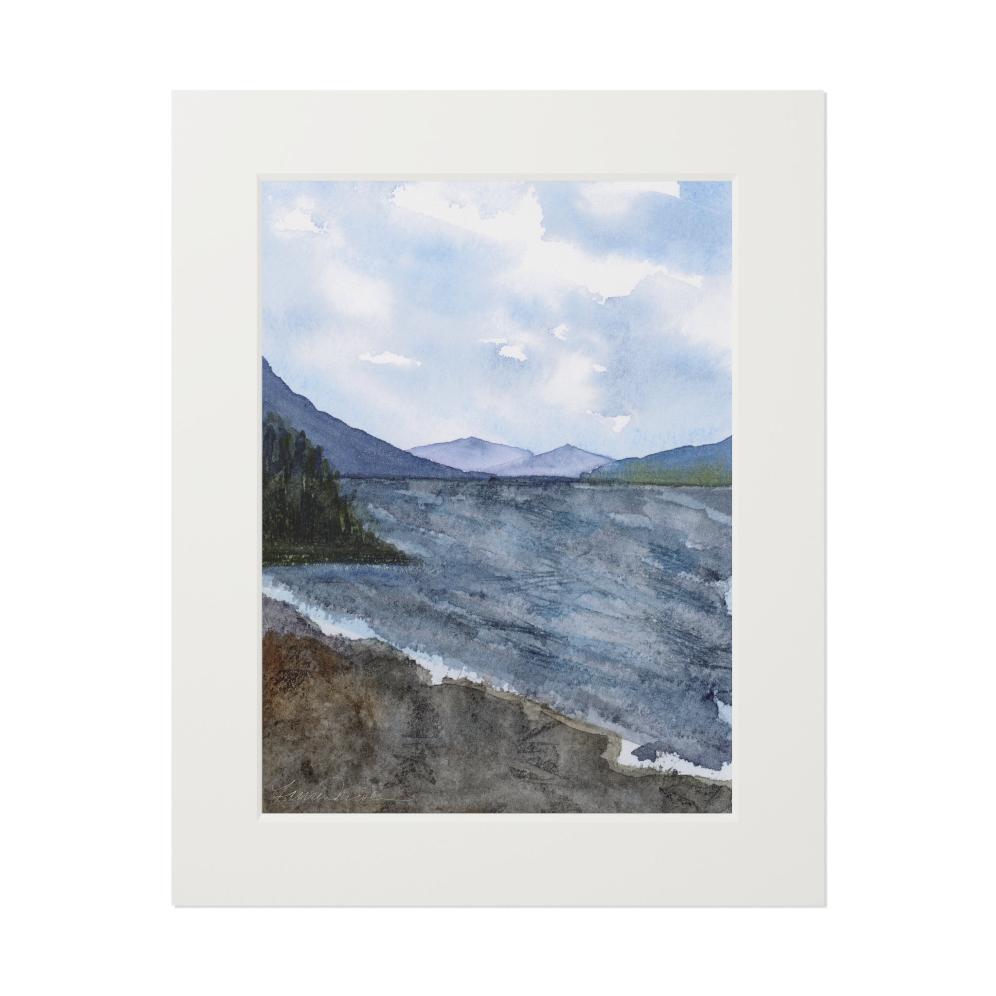 Lochside Drift Fine Art Print - Landscape Wall Art