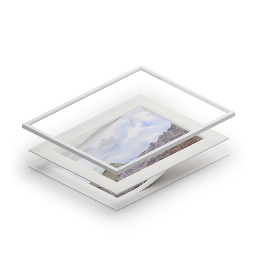 Green Peak Fine Art Print — Landscape Wall Art