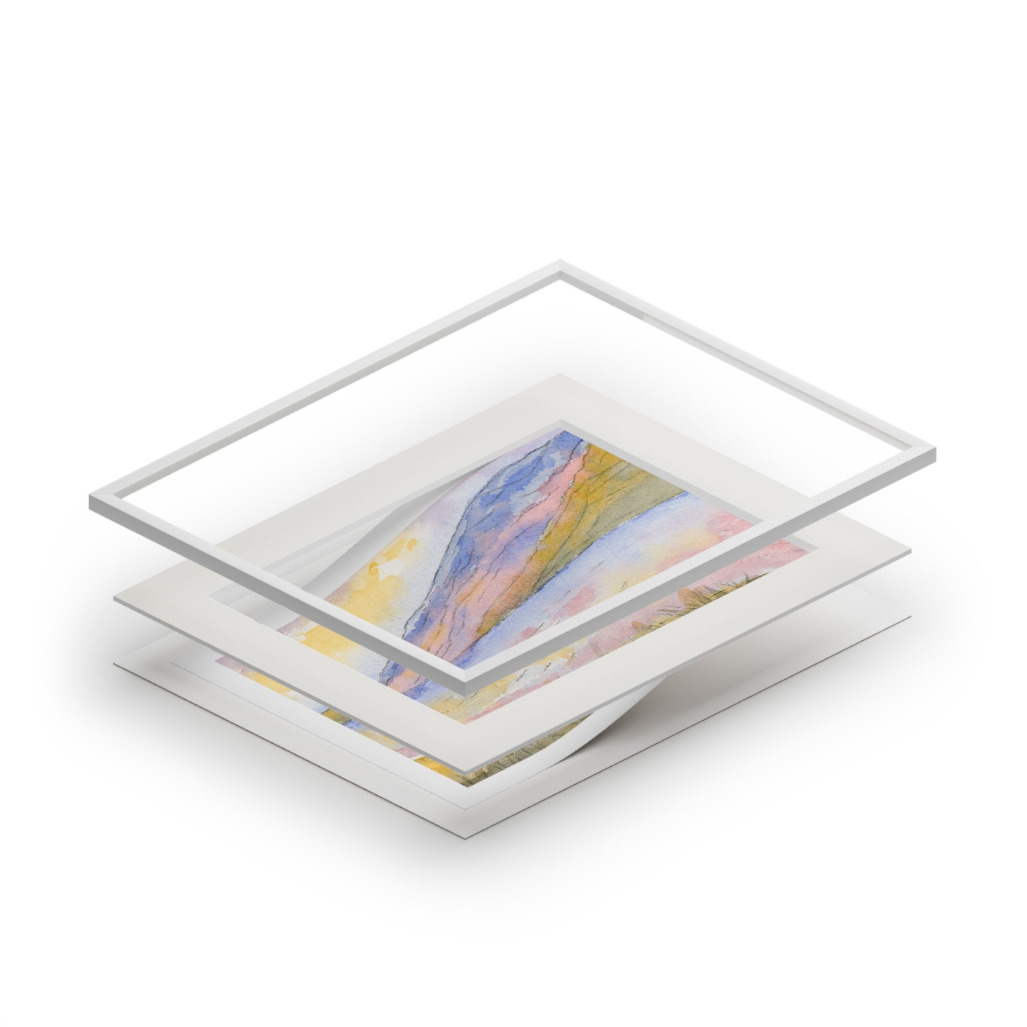 Pastel Shore Fine Art Print - Landscape Wall Art