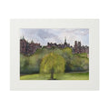 Old Town in Violet Fine Art Print - Landscape Wall Art