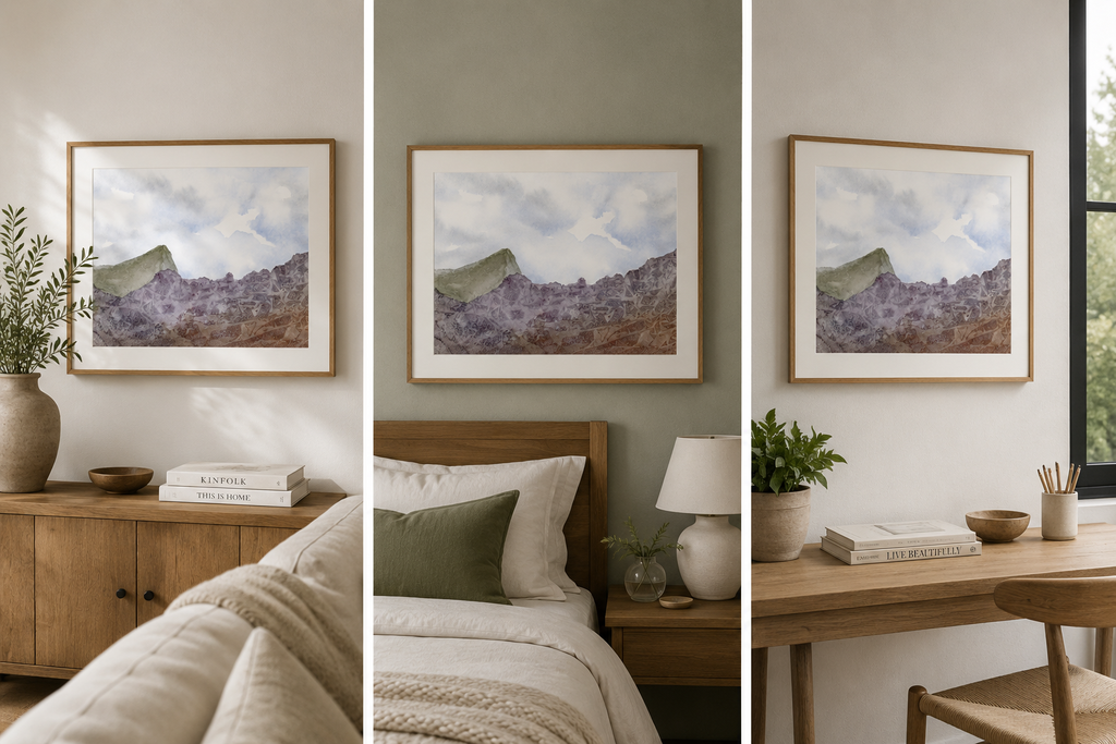 Green Peak Fine Art Print — Landscape Wall Art