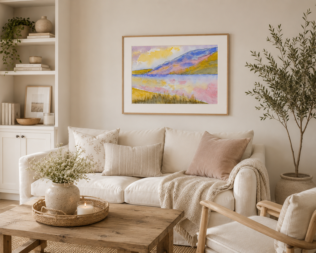 Pastel Shore Fine Art Print - Landscape Wall Art