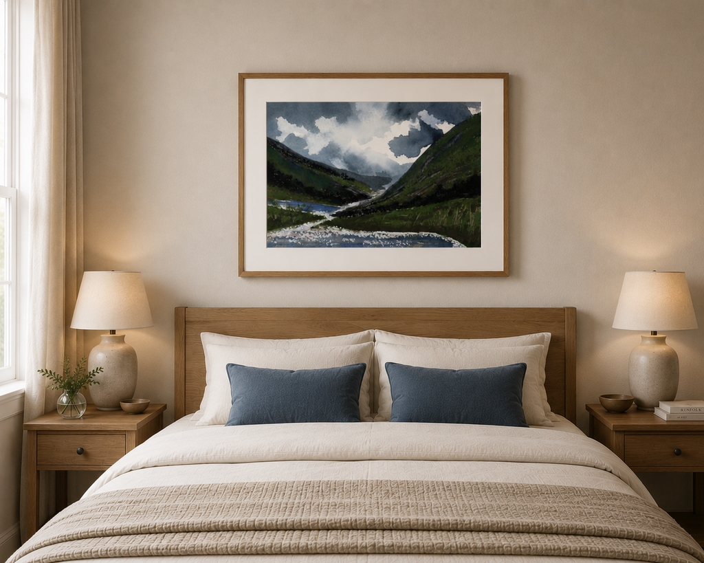 Through the Glen Fine Art Print - Landscape Wall Art
