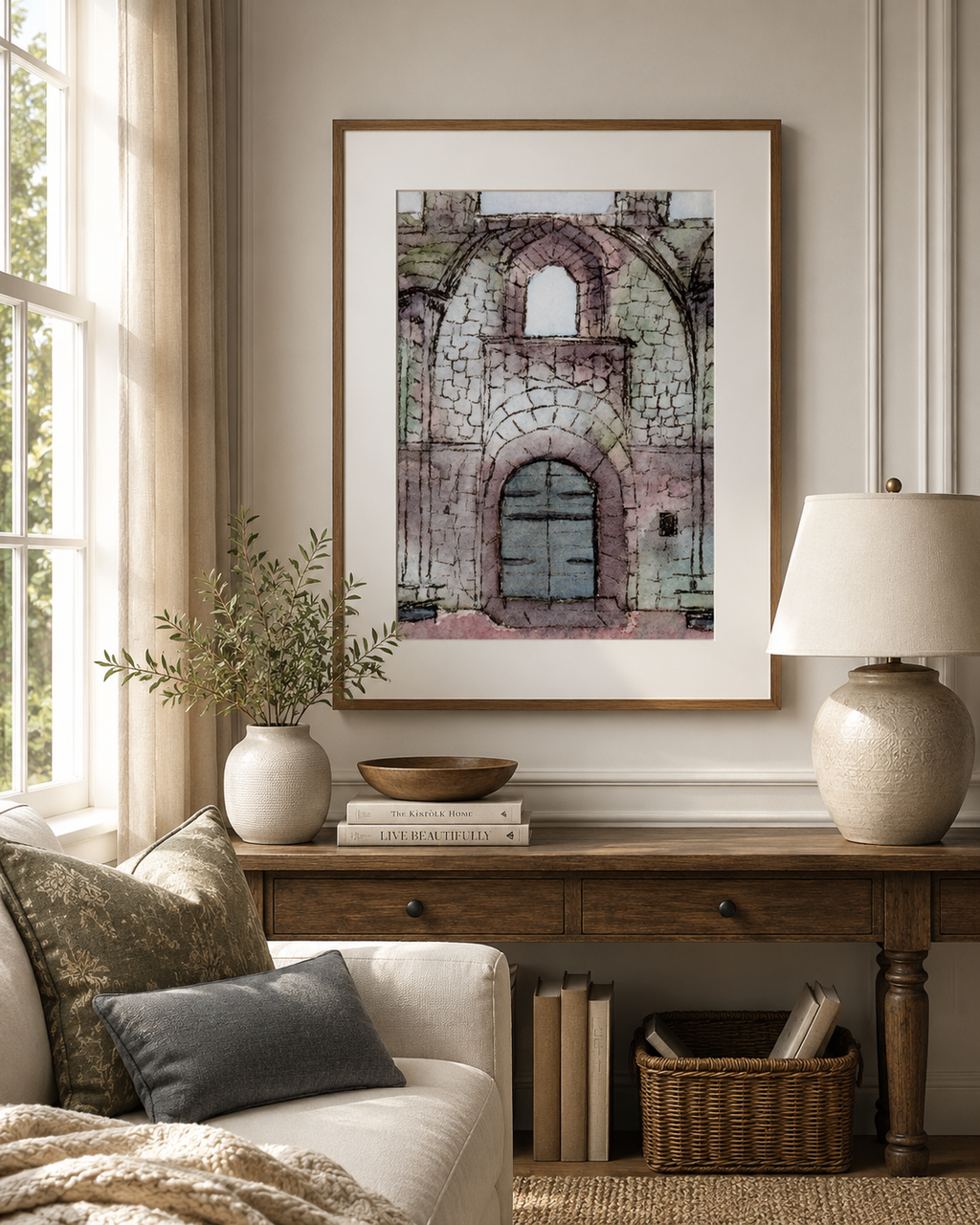 The Abbey Door Fine Art Print - Cityscape Wall Art
