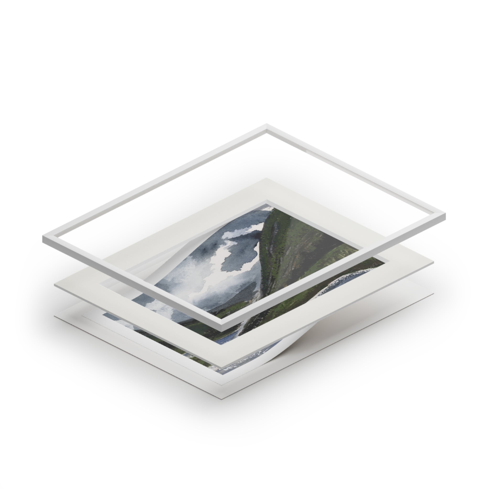 Through the Glen Fine Art Print - Landscape Wall Art
