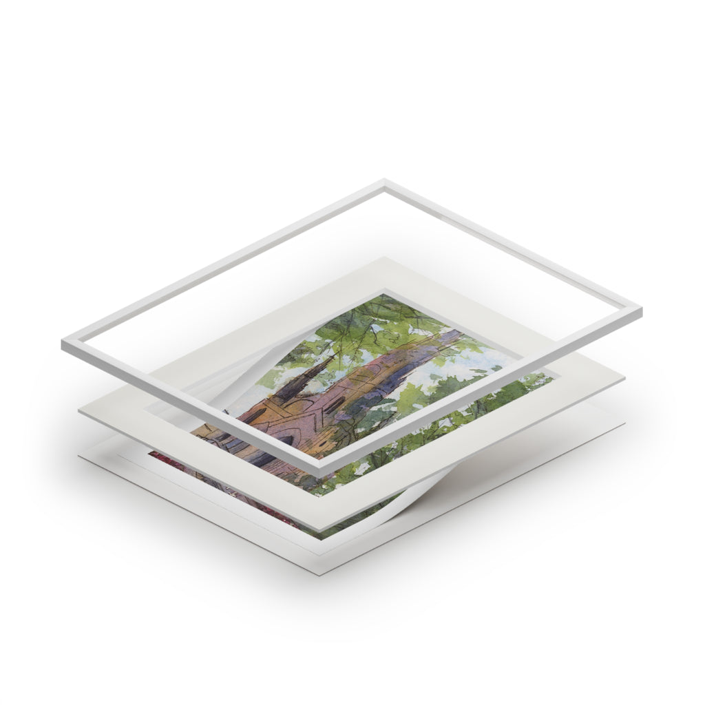 The Poet's Monument Fine Art Print - Cityscape Wall Art