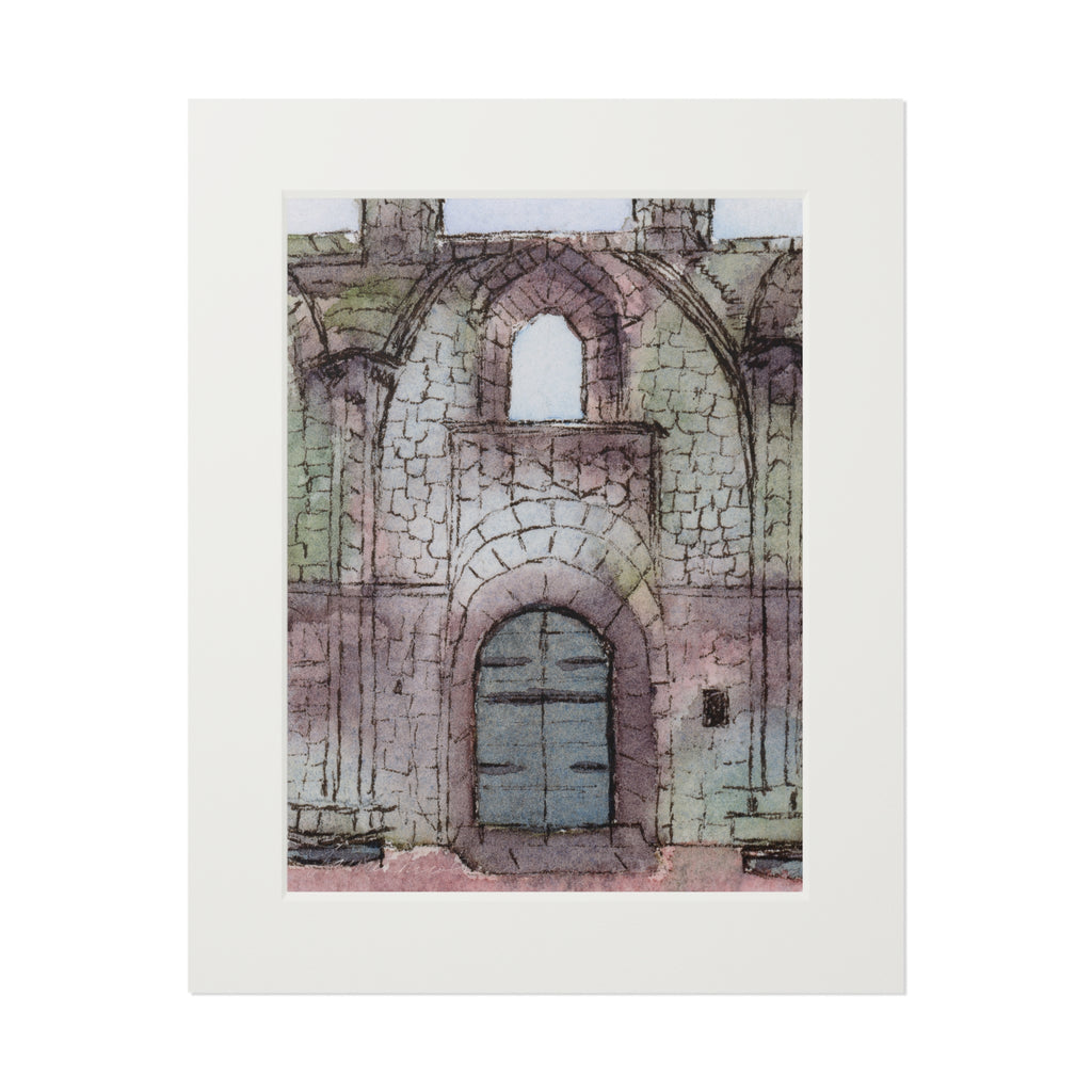 The Abbey Door Fine Art Print - Cityscape Wall Art