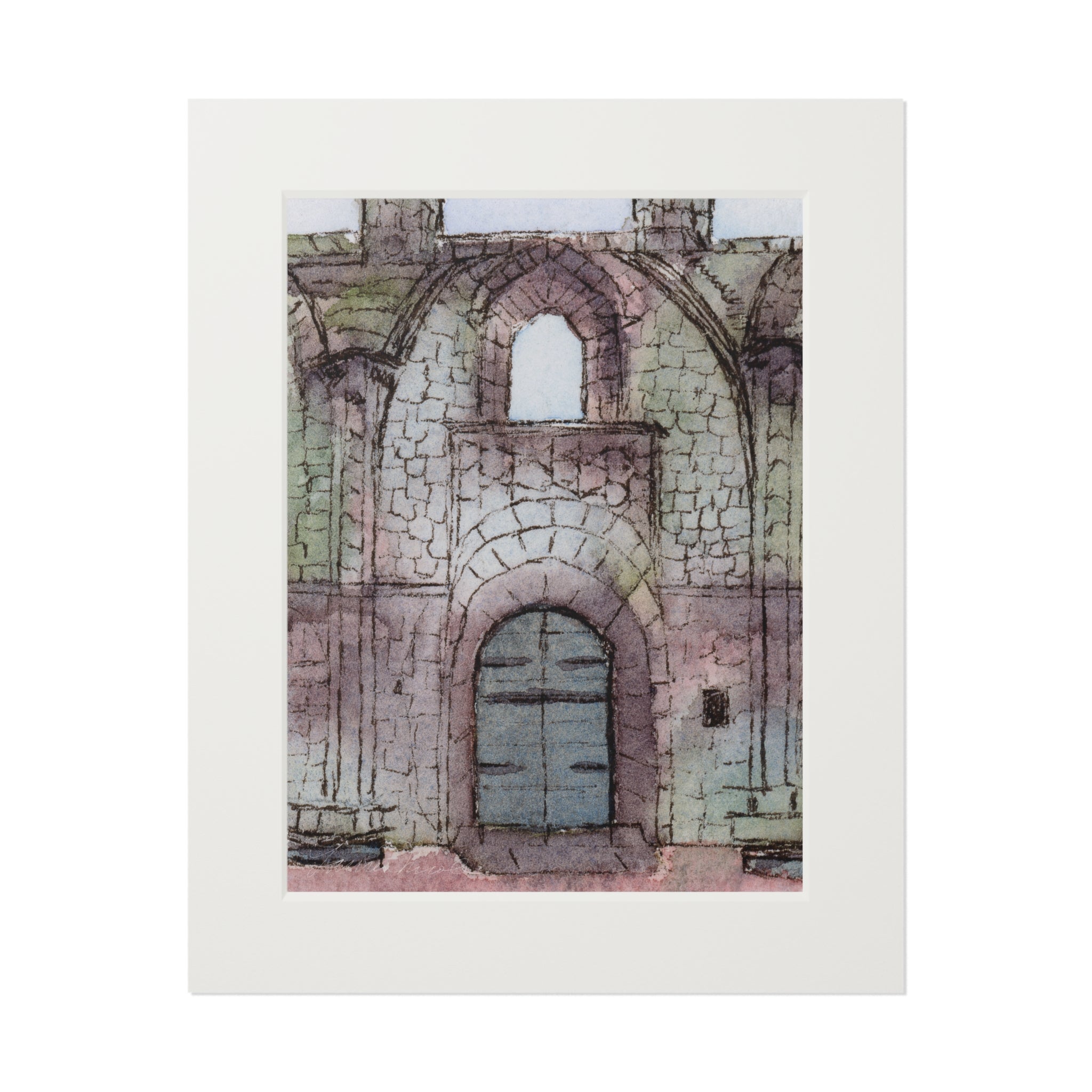The Abbey Door Fine Art Print - Cityscape Wall Art