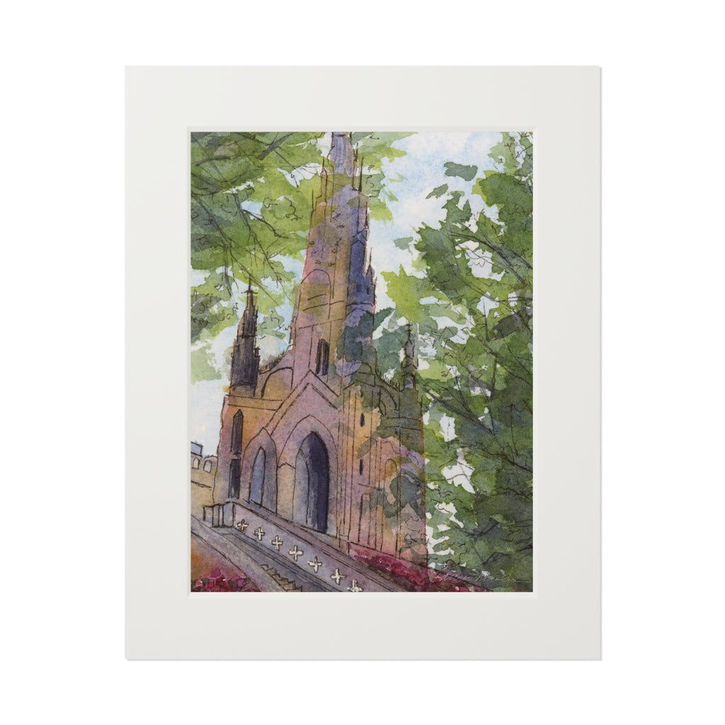The Poet's Monument Fine Art Print - Cityscape Wall Art